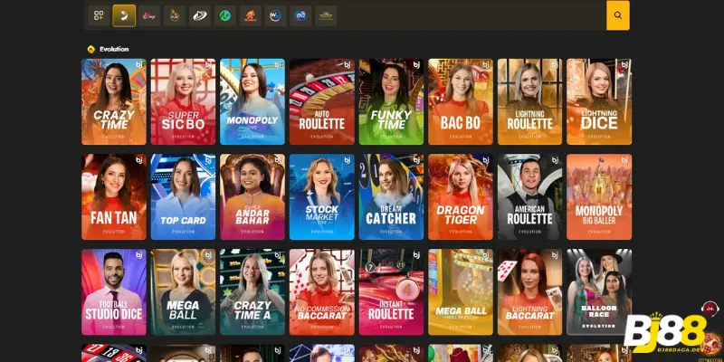 Khám phá điểm đặc biệt tại sảnh Live Casino của BJ88