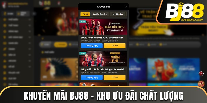 Khuyến mãi BJ88
