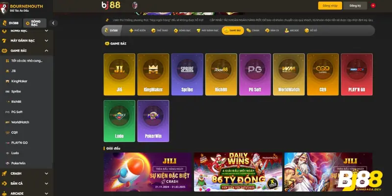 Top 3 sảnh game bài đáng trải nghiệm nhất BJ88